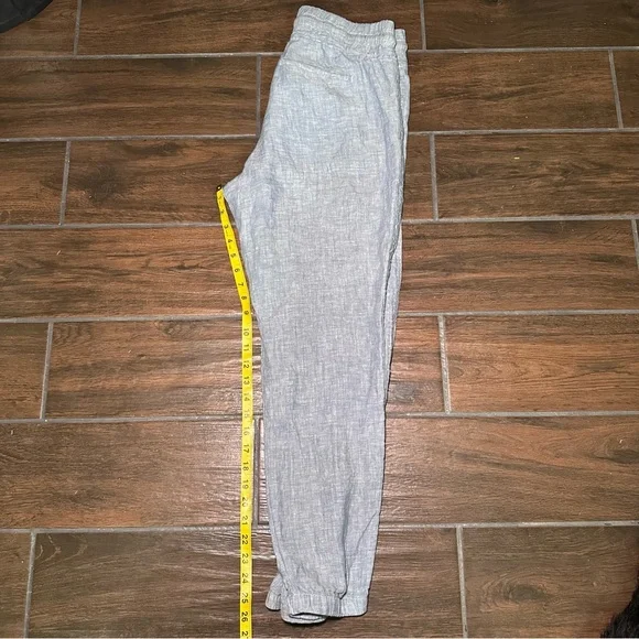 Athleta Cabo Linen Jogger in Chambray Blue size 6. - Picture 7 of 9